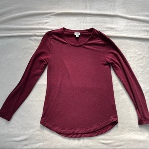 J Crew Long Sleeve Crewneck Tee - Small